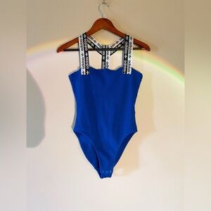 Royal Blue Adidas Body Suit Size M